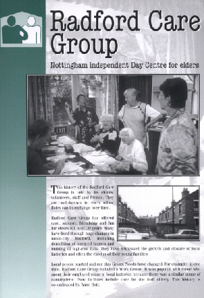 Radford Care Group: Nottingham independant Day Centre for elders