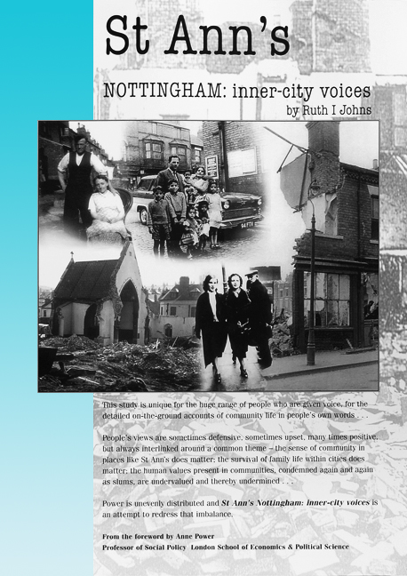 St Ann’s Nottingham: inner-city voices